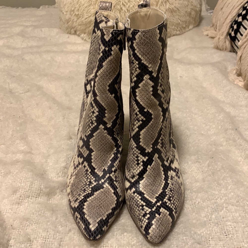 Snakeskin Bootie - Picture 3 of 6